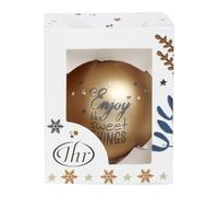 IHR Ideal Home Range Sweet Things Gold Christmas Bauble 1pc IHR Ideal Home Range Gold