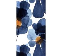 IHR Marimekko 3-Ply Deluxe Paper Napkins, 16-Count Guest Towel | Buffet, Valssi Blue