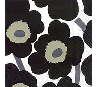 IHR MARIMEKKO LUNCH NAPKINS - UNNIKO BLACK