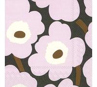 IHR Marimekko UNIKKO rose Luncheon Paper Table Napkins 20 in a pack 33cm square