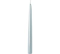 IHR Pair Tapered Candle 24cm Solid Coloured - (Silver)