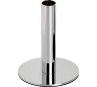 IHR Straight Single Metal Candle Holder - (Silver Large)
