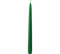 IHR Tapered Candle, 24cm, Dark Green, 2 count, Unscented