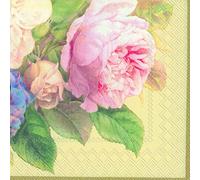 IHR V & A floral Fairy Rose Cream paper lunch napkins