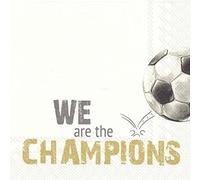 IHR -We are The Champions - Gold Luncheon Napkin 3ply 20 Count