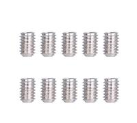 ihreesy 4 Pieces Bicycle Pedal Bolts,M4 x 6mm Carbon Steel Bicycle Pedal Screws Bike Pedal Bolts Screws Part Bearing Accessories