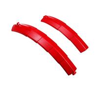 ihreesy Bike Mudguard,Adjustable Bike Fender with Warning Tail Light Portable Retractable Front/Rear Cycling Bike Fender for MTB Bicycle Mountain Bike,Red