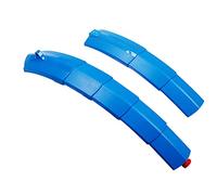ihreesy Bike Mudguard,Adjustable Bike Fender with Warning Tail Light Portable Retractable Front/Rear Cycling Bike Fender for MTB Bicycle Mountain Bike,Blue
