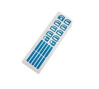 ihreesy Car Window Glass Lift Button Sticker,Window Regulator Button Repair Sticker Universal Window Control Button Sticker Auto Interior Styling Decoration Accessories,Blue