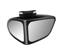 ihreesy Universal 2 in 1 Blind Spot Mirror,Co-Pilot 360°Rotatable Reverse Rearview Mirror Wide Angle Adjustable Front/Rear Wheel Blind Spot Mirror for Most Cars SUV Vehicles,Black