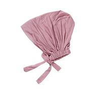 ihreesy Women Head Scarf,Cotton Sleeping Cap Bonnet Chemo Cap Soft Turban Head Wrap Caps Cancer Beanies Turbans Hat for Women and Girls,Pink Red
