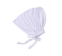 ihreesy Women Head Scarf,Cotton Sleeping Cap Bonnet Chemo Cap Soft Turban Head Wrap Caps Cancer Beanies Turbans Hat for Women and Girls,White