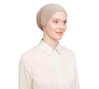 ihvan online, Hijab Cap, Beanie Undercap Scarf, Turban Head Wraps for Women, Hair Wrap, Muslim Under Scarf Hijab Cap, Cream