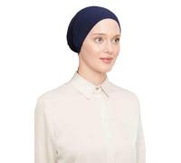 ihvan online, Hijab Cap, Beanie Undercap Scarf, Turban Head Wraps for Women, Hair Wrap, Muslim Under Scarf Hijab Cap, Navy Blue