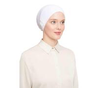 ihvan online, Hijab Cap, Beanie Undercap Scarf, Turban Head Wraps for Women, Hair Wrap, Muslim Under Scarf Hijab Cap, White