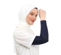ihvan online, Hijab Sleeves for Women, Muslim Arm Sleeve for Prayer, Women's Soft Stretchy Modest Sleeves to Cover Arms, Navy Blue