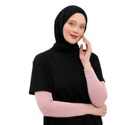 ihvan online, Hijab Sleeves for Women, Muslim Arm Sleeve for Prayer, Women's Soft Stretchy Modest Sleeves to Cover Arms, Pink