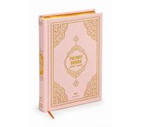 ihvan online, Holy Quran - Arabic & English Translation,Thermo Leather Hardcover, Easy-to-Read Script, QR Code Audio Support, Islamic Gift for Ramadan, Eid, Hajj & Umrah, Pink, 6'' X 8''