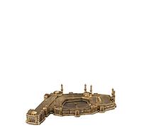 ihvan online Islamic Home Decoration, Islamic Table Decor Statue Gifts, Masjid Al Haram Mecca, Ramadan Eid Gifts for Muslim, Size:11,81" x 7,08" x 2.75", Color:Silver