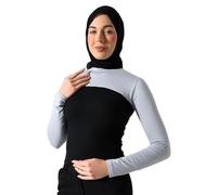 ihvan online, Muslim Arm Sleeves for Women, Soft Stretchy Hijab Sleeves to Neck & Arms Cover, Prayer Sleeve, Islamic Gift, Grey