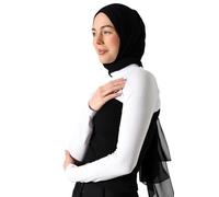 ihvan online, Muslim Arm Sleeves for Women, Soft Stretchy Hijab Sleeves to Neck & Arms Cover, Prayer Sleeve, Islamic Gift, White