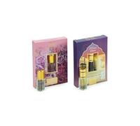 ihvan online, Personal Fragrance, Long Lasting Perfume Oil Rollerball, Non Alcoholic Fragrances Oil Perfumes for Men & Women, Pack of 2-6mL / 0.20 Fl Oz, Mina, Rose