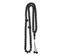 ihvan online, Tasbih Prayer Beads 99, Muslim Prayer Bead, Islamic Rosary, Dhikr, Tasbeeh Beads, Misbaha, Masbaha, Tespih, Islamic Gift for Ramadan & Mawlid & Hajj Umrah, Black