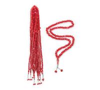 ihvan online, Tasbih Prayer Beads 99, Pack of 10, Muslim Prayer Bead, Islamic Rosary Bead, Dhikr, Tasbeeh Bulk, Misbaha, Masbaha, Tespih, Islamic Gift for Ramadan & Mawlid & Hajj Umrah, Red