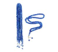 ihvan online, Tasbih Prayer Beads 99, Pack of 10, Muslim Prayer Bead, Islamic Rosary Bead, Dhikr, Tasbeeh Bulk, Misbaha, Masbaha, Tespih, Islamic Gift for Ramadan & Mawlid & Hajj Umrah, Navy Blue