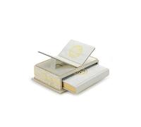 ihvan online, The Holy Arabic Quran Gift Set, Book Stand Holder, Desktop Quran Holder, Rehal, Velvet Covered Chest Rihal, Decorative Islamic Gifts for Muslims, White