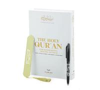 ihvan online, The Holy Qur'an Arabic Practice with Erasable Pen, The Study Noble Quran for Memorizers, Muslim Prayer Gift Set for Men & Women, Islamic Gifts Ramadan, Eid, Mubarak, Hajj, Umrah, White