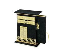 ihvan online The Holy Qur'an, Book of Quran in Arabic with Kaaba Door Design Cover Box, Islam Books, Holy Muslim Book Quran, Perfect Islamic Ramadan Eid Gifts, Black