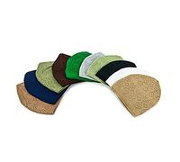 ihvan online Turkish Muslim Kufi Hats for Men, Taqiya, Takke, Peci, Islamic Caps, Ramadan Eid Islamic Gifts, Mixed Color, One size