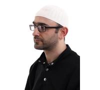 ihvan online Turkish Muslim Winter Kufi Hats for Men, Taqiya, Takke, Peci, Islamic Caps, Islamic Gifts, Standart Size Beige