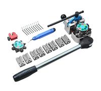 IHVBRHHM Professional Brake Tube Line Flaring Tool 45 and 37 Degree Set, Single, Bubble, Double Flare Tool Kit