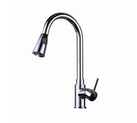 IHVOOUKAK All Copper Kitchen Faucet Household Multifunctional Kitchen Pots Faucet Pull Spring Faucet Belt Pull Out Spray Head Rotatable F(F)