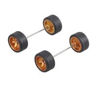 ihwfaityu 1 64 Scale Diecast Vehicle with Stylish Rims for Kids, Gold | Detailed Alloy Toy Car with Realistic Treaded Tires and Safe Ssfe Materials for Kids and Adult Collectors