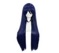 IHYAMS Love Live Sonoda Umi Long Cosplay Wigs Blue 80cm Long Straight Heat Resistant Synthetic Hair Perucas Cosplay Wig+Wig Cap
