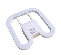 IHYCTV 2D LED GR10q 4-Pin Lamp, 7W, 4000K Neutral White, 1 Pack | ECG CCG Compatible 16W CFL Replacement, 1000lm, 138x136mm, Energy Efficient, for Commercial Spaces, Ballast Required, Frosted