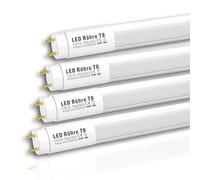 IHYCTV 4ft LED Tube Light, 18W 2930 Lumen, 6500K Daylight White, Pack of 4 | G13 Plug-and-Play for T8/T10/T12, Compatible with EVG & KVG/VVG Ballasts, Frosted, for Offices Warehouses Shops Garages