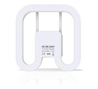 IHYCTV GR8 2 Pin Bulb, 7W LED 2D Retrofit for ECG CCG 16W Conventional DD Compact Fluorescent Lamps, 1000lm, 4000K, Neutral White Light, 150 Degrees Beam, Frosted (1 Pack)