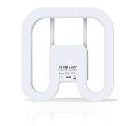 IHYCTV GR8 2 Pin Bulb, 7W LED 2D Retrofit For ECG CCG, 3000K, 1 Pack | Direct Replacement for DD 16W Compact Fluorescent Lamps, 1000lm, Warm White 7W/830, Ballast Required, Frosted