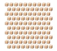 IHYjinchoo Wooden Blocks 100-Pack 1.5cm Unfinished Wood Cubes for Crafts, DIY Projects and Decor, Natural Blank Small Wooden Squares for Building, Sorting & Art (Pack of 100-1.5cm)