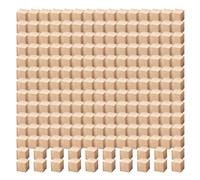 IHYjinchoo Wooden Blocks 200-Pack 1.5cm Unfinished Wood Cubes for Crafts, DIY Projects and Decor, Natural Blank Small Wooden Squares for Building, Sorting & Art (Pack of 200-1.5cm)