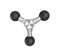iHYTOON 2025 New 1" Ball Head丨Three-Ball Head Adapter Compatible with Double-Slot Plug arm - Suitable for locomotives, Sports Shooting a Variety of Equipment to use.(R20)