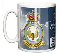 II Squadron RAF Regiment Ceramic Mug, Crest Motto, Brize Norton Base Station Royal Air Force