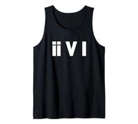 ii V I Jazz Chord Progression Music Graphic Tank Top