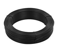 Iiaky Fence Binding Wire 250 m 1.4/2 mm Steel Anthracite,Grey Garden Wire,Plastic Coated Twist Wire Plant Training Wire for Climbing Plants Support Fence Trellis