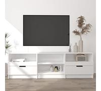 Iiaky TV Cabinet High Gloss White 150x33.5x45 cm Engineered Wood,Television Stand for Living Room,Entertainment Room,Office,Modern Entertainment Unit