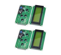 IIC I2C Series 2004A 20x4 LCD Display Module Green Backlight for Arduino Equipped with IIC/I2C Interface Adapter Pack of 2